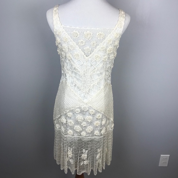 Sue Wong Ivory Lace Illusion Dress - Picture 4 of 13